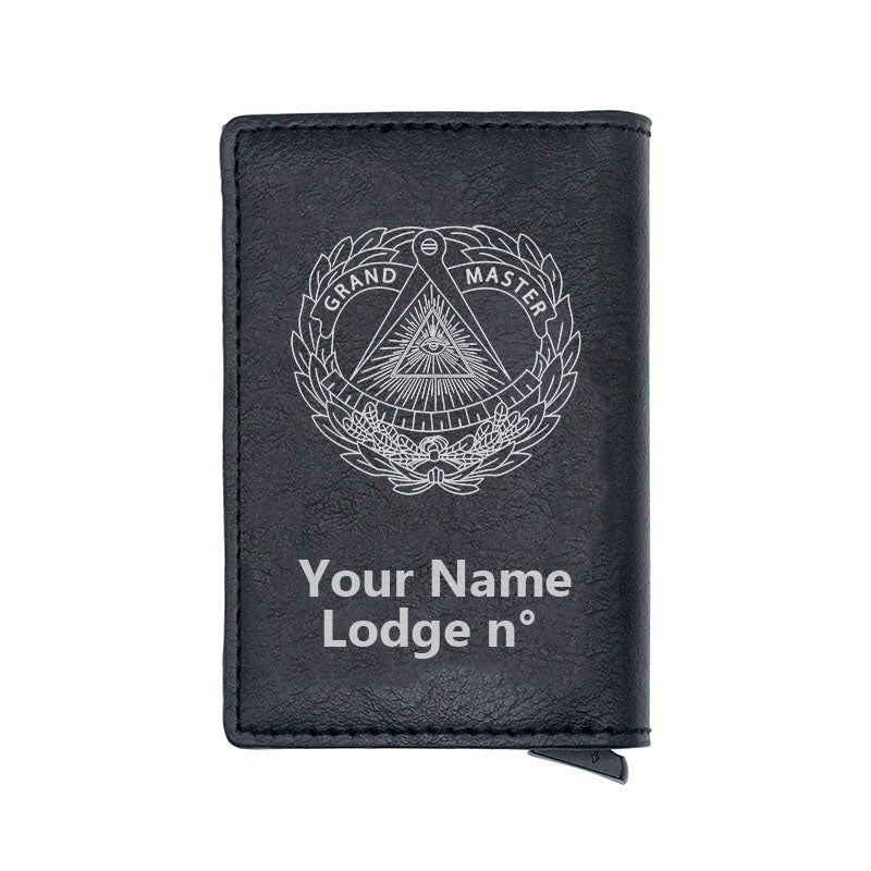 Grand Master Blue Lodge Wallet - Various Colors - Bricks Masons