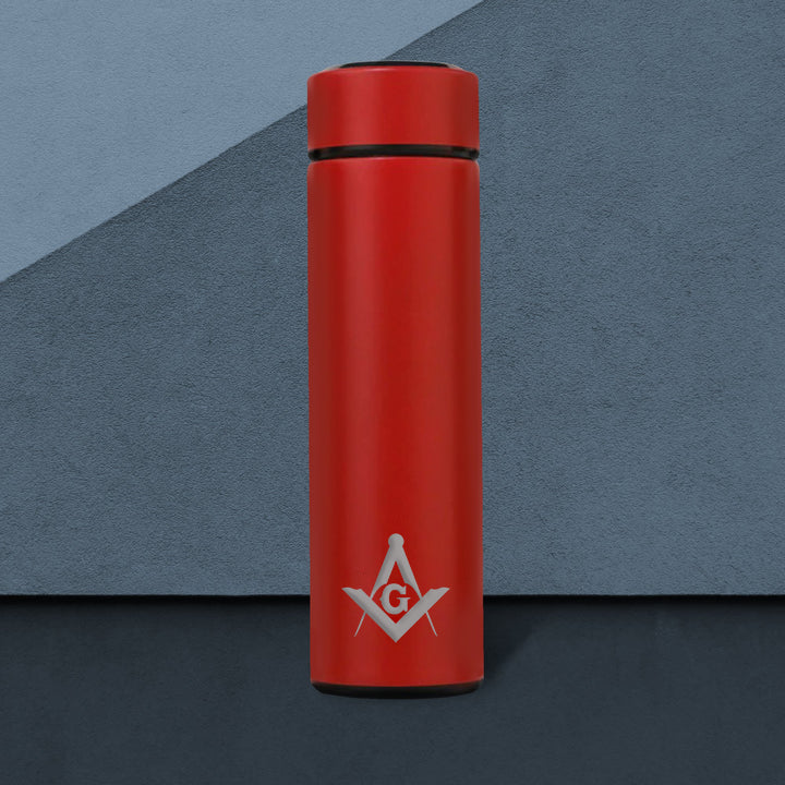 Master Mason Blue Lodge Vacuum Flask - Various Colors - Bricks Masons