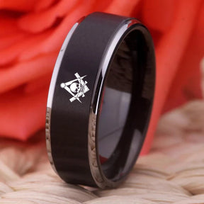 Widows Sons Ring - High Quality Tungsten - Bricks Masons