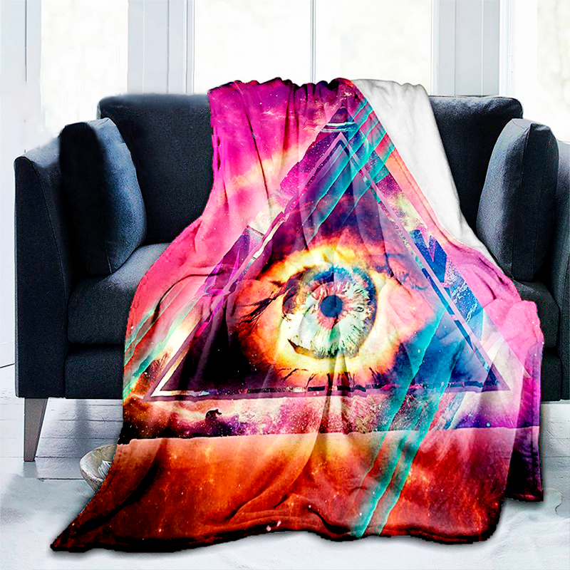 Masonic Blanket - 3D Print Flannel Plush Throw - Bricks Masons