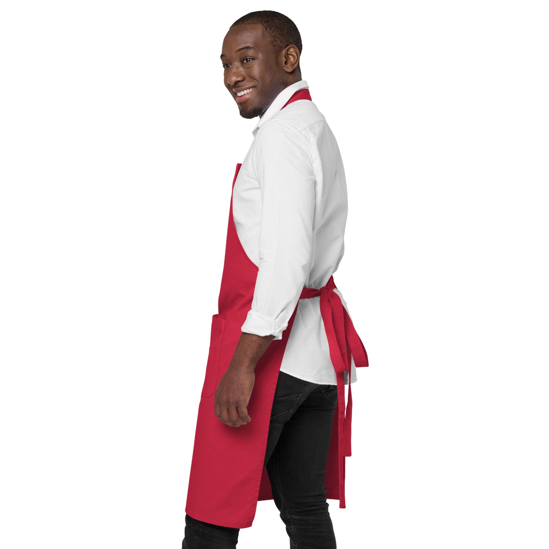 32nd Degree Scottish Rite Kitchen Apron - Wings Down Various Organic Cotton Colors - Bricks Masons