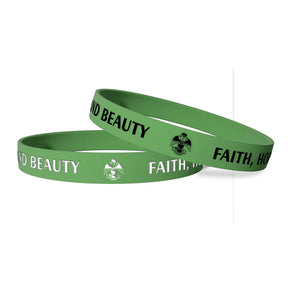 33rd Degree Scottish Rite Bracelet - Wings Down Various Silicone Colors - Bricks Masons