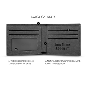 33rd Degree Scottish Rite  Wallet - Leather Various Colors - Bricks Masons