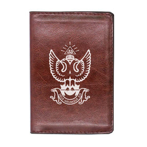 33rd Degree Scottish Rite Wallet - Wings Up Black & Brown - Bricks Masons