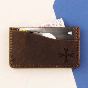 Order of Malta Wallet - Dark Brown - Bricks Masons