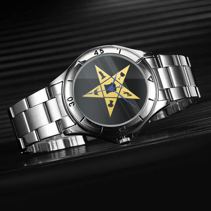 OES Wristwatch - Stainless Steel - Bricks Masons