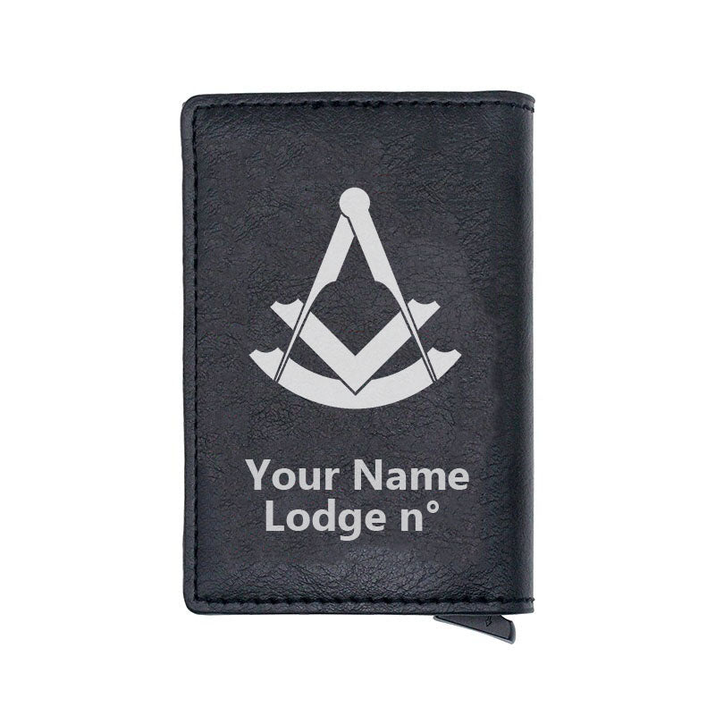 Past Master Blue Lodge Wallet - Various Colors - Bricks Masons