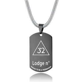 32nd Degree Scottish Rite Necklace - (Various Colors) - Bricks Masons