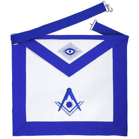 Senior Deacon Blue Lodge Officer Apron - Royal Blue - Bricks Masons