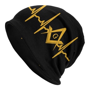 Master Mason Blue Lodge Beanie - Vintage Thermal Elastic Bonnet