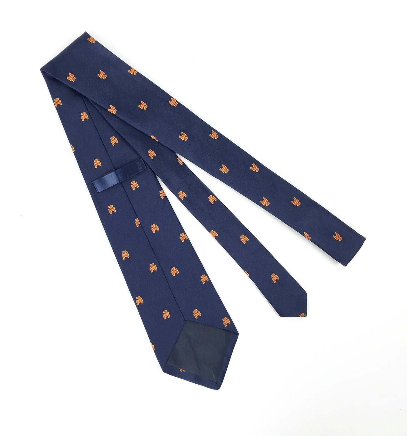 Royal Arch Chapter Necktie - Navy Blue Silk Fabric - Bricks Masons