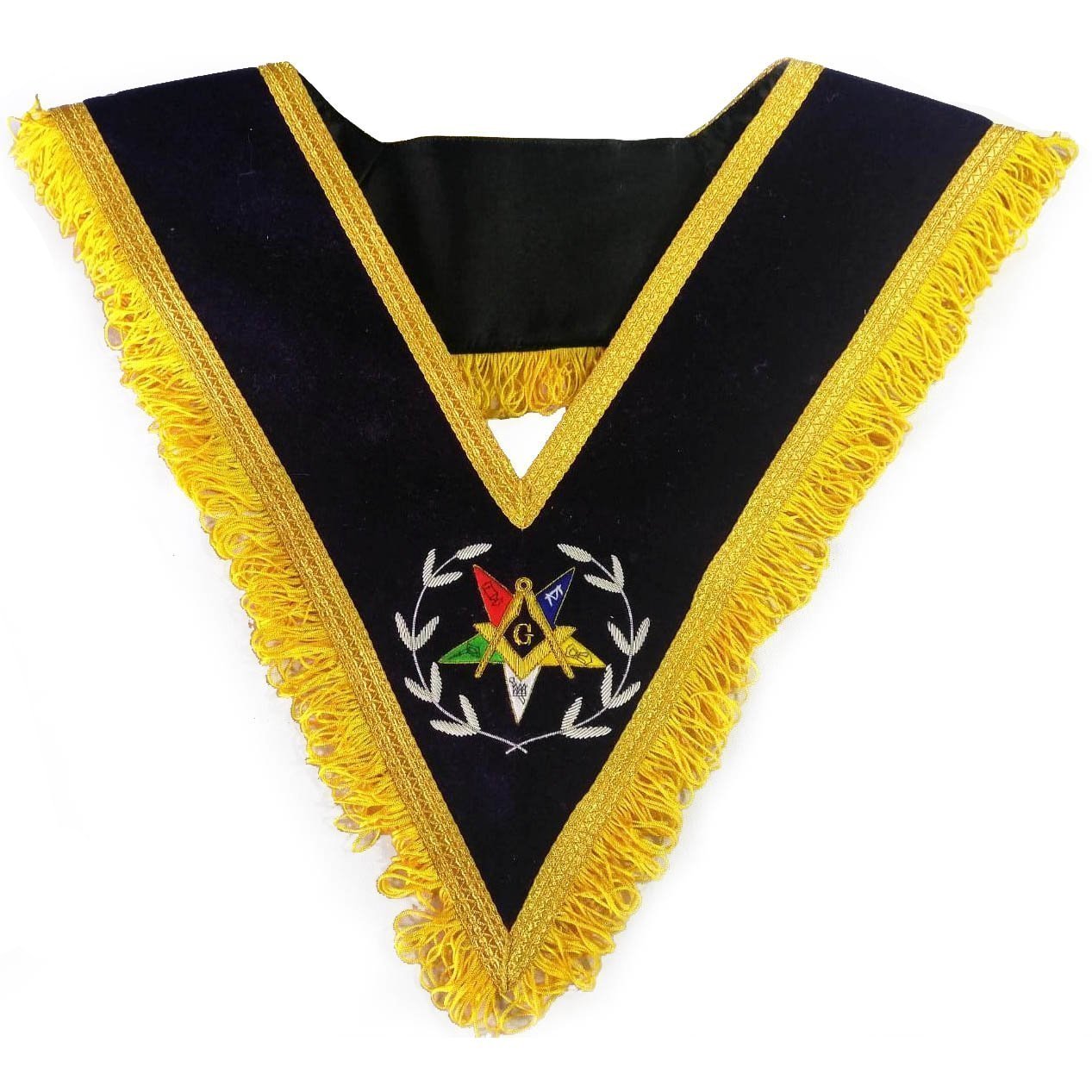 Worthy Patron Order of the Eastern Star OES Collar - Bricks Masons