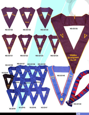 Royal Antediluvian Order of Buffaloes RAOB - Collars - Bricks Masons
