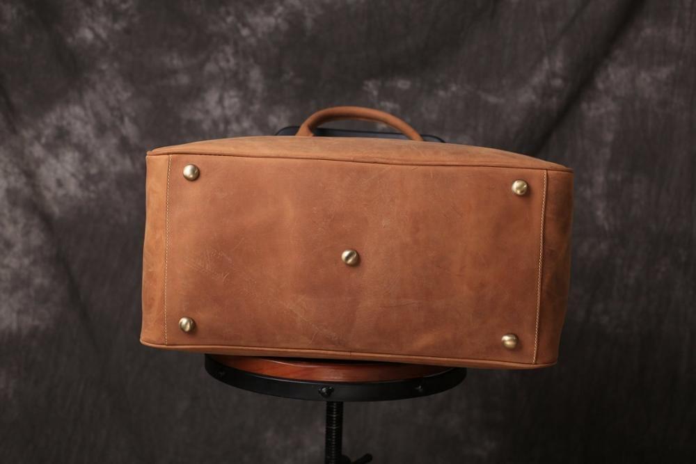 Council Travel Bag - (Dark Brown/Camel) - Bricks Masons