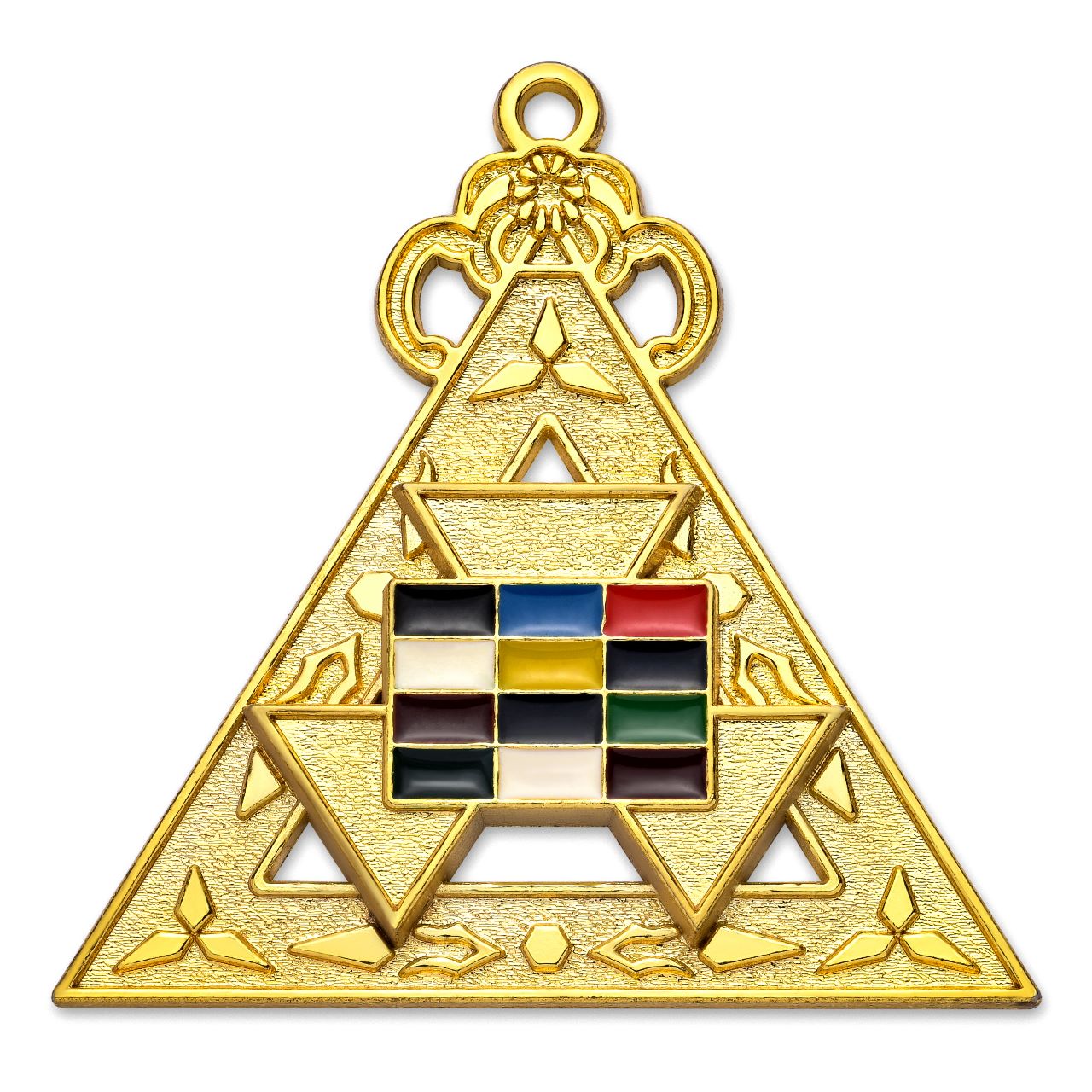 Past High Priest Royal Arch Collar Jewel - Gold Plated - Bricks Masons