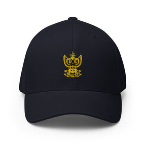 33rd Degree Scottish Rite Baseball Cap -Wings Up Golden Embroidery - Bricks Masons