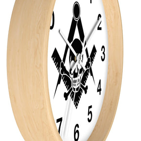 Widows Sons Clock - Wooden Frame - Bricks Masons