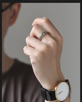 Eye Of Providence Ring - Adjustable 925 Sterling Silver - Bricks Masons