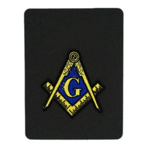 Master Mason Blue Lodge Patch - Square & Compass G Embroidered - Bricks Masons