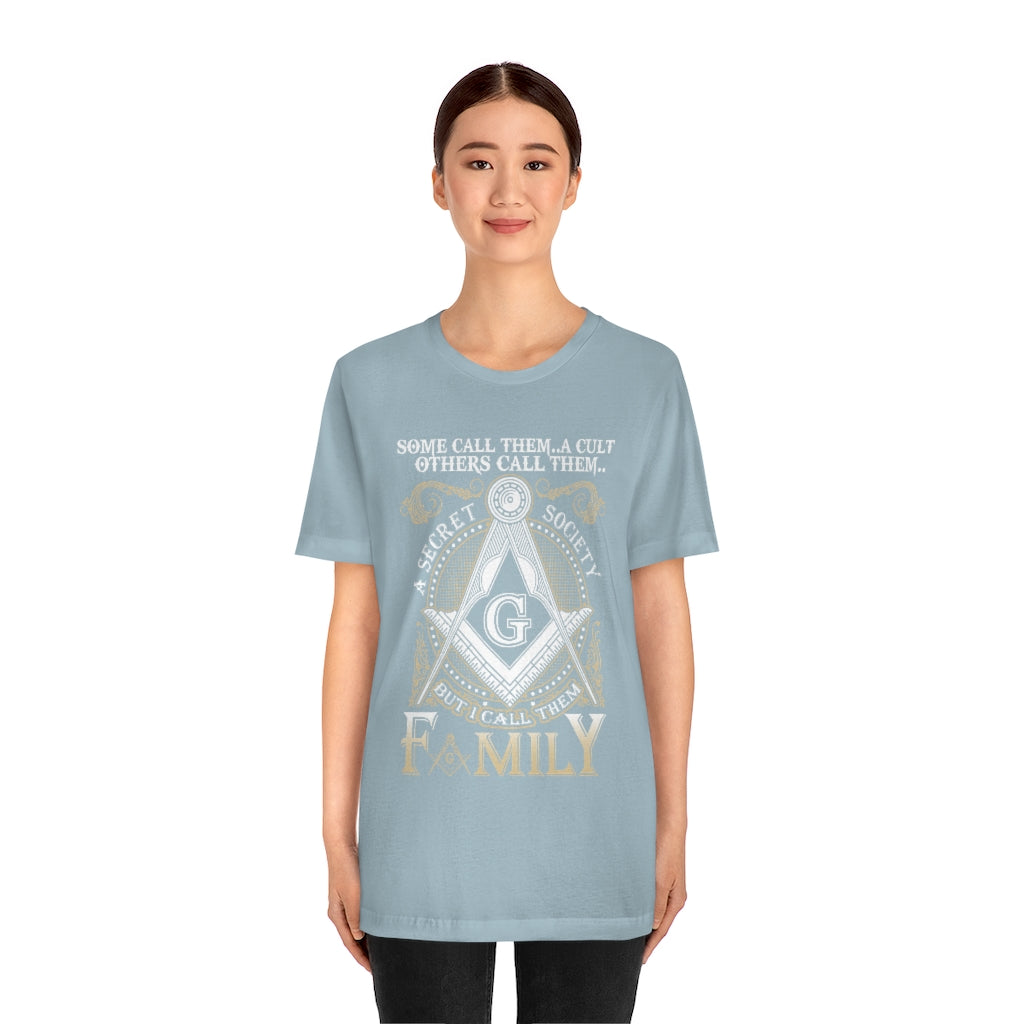 Masonic T-Shirt - I Call Them Family - Bricks Masons