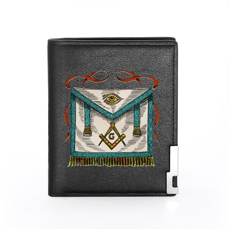 Master Mason Blue Lodge Wallet - Light Blue