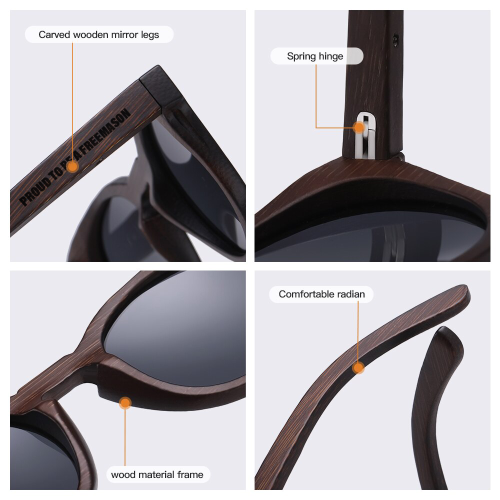Order Of Malta Commandery Sunglasses - Various UV Lenses Colors - Bricks Masons