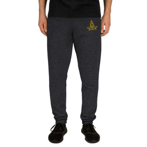 Past Master Blue Lodge California Regulation Jogger - Golden Embroidery - Bricks Masons