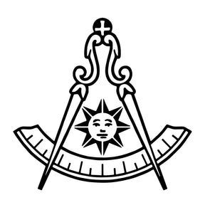 Past Master Blue Lodge California Regulation Ring - Gunmetal With Rose Gold Tungsten - Bricks Masons