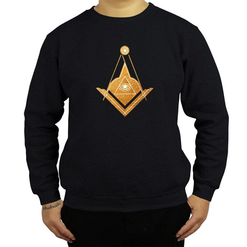 Master Mason Blue Lodge Sweatshirt - Black - Bricks Masons