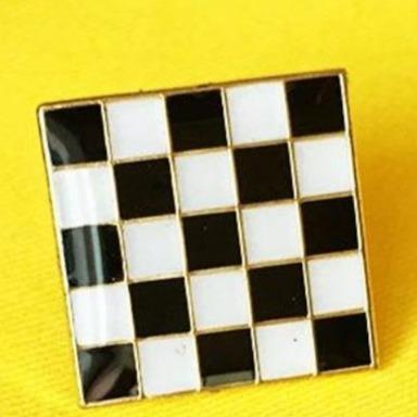 2pcs Checkered Masonic Lapel Pin - Bricks Masons