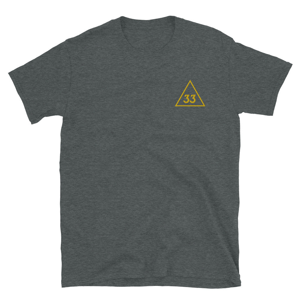 33rd Degree Scottish Rite T-Shirt - Various Colors - Bricks Masons