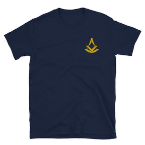 Past Master Blue Lodge T-Shirt - Various Colors - Bricks Masons