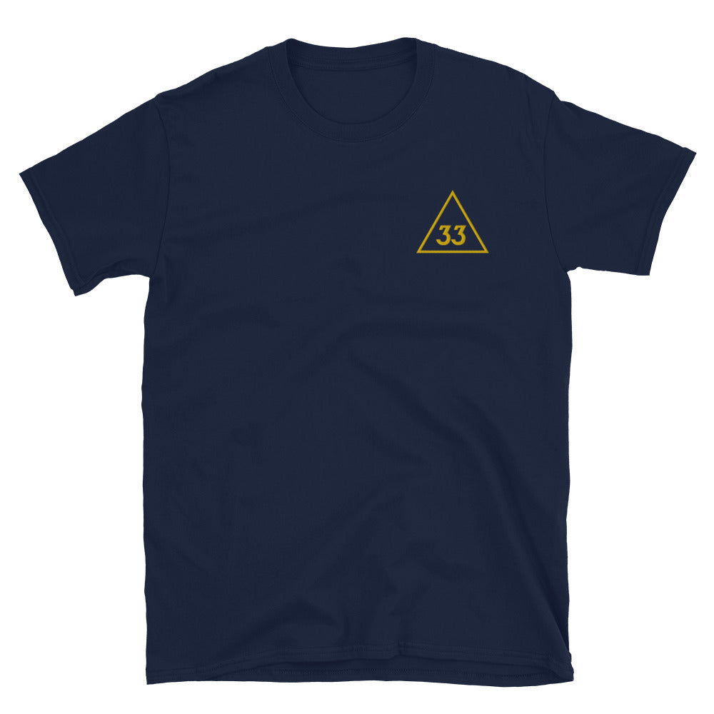 33rd Degree Scottish Rite T-Shirt - Various Colors - Bricks Masons