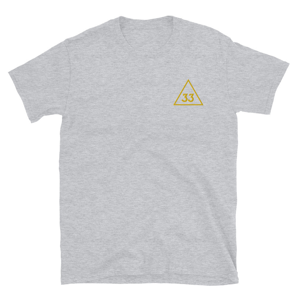 33rd Degree Scottish Rite T-Shirt - Various Colors - Bricks Masons